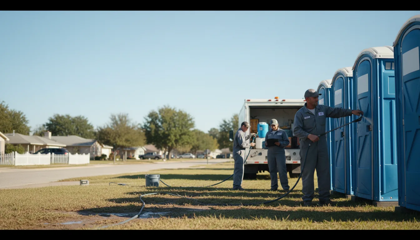 Long-Term Portable Toilet Rental in Sidney, IL near me